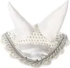 HKM Kids Fliegenhaube Turnier Hobby Horsing Weiß Produktbild-Vorschau 1