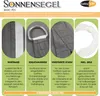 Sonnensegel BASIC PES Rechteck 3,5x5 sandbeige Polyester Produktbild-Vorschau 2