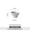 Schale set 6er Ø12 cm Müslischalen Frühstücksschale Produktbild-Vorschau 2