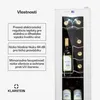 Klarstein vinotéka, 1 zóna, malá, 32 l, sklenené dvere, Náhľad obrázku produktu 2