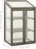 vidaXL Gewächshaus 60x45x100 cm Tannenholz Produktbild-Vorschau 6