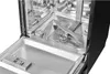 Interior view of an open dishwasher. Podgląd zdjęcia produktu