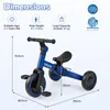 COSTWAY 5-in-1 Kinderfahrrad, Kinder Balancebike mit Produktbild-Vorschau 3