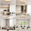 ZMH Deckenstrahler 3 Flammig Holz E14  Küchenlampe LED Produktbild-Vorschau 8