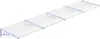 vidaXL Türvordach Grau und Transparent 396x90 cm Produktbild-Vorschau 1