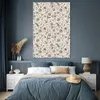 MuchoWow® Poster Blumen - Muster - Grau 120x180 cm - Produktbild-Vorschau 4
