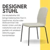 Albatros Esszimmerstühle 4er Set ENNA, beige - stapelbar, Produktbild-Vorschau 3