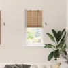 vidaXL Store à enroulement avec rideaux Nature 60 x 160 cm Voir les images du produit 2