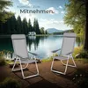 4er Set Gartenstuhl Maurine klappbar 73 x 59 x 110 cm Produktbild-Vorschau 7