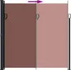 vidaXL Tenda laterale estensibile marrone 200x600 cm Anteprima dell’immagine prodotto 5