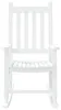 Mecedora para niños madera maciza de álamo blanca Vista previa de la imagen del producto 4