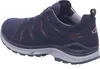 A side view of a blue LOWA women's hiking shoe against a white background. Voir les images du produit