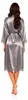 Damen Satin Morgenmantel lang mit Spitze – Kimono Produktbild-Vorschau 3