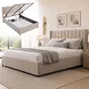 Juskys Polsterbett Savona 140x200 cm - Bett mit Stauraum, Produktbild-Vorschau 1