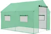 Tunnelgewächshaus 2 x 3 m (6 m²) mit Rolltor, 4 Fenstern – Produktbild-Vorschau 1