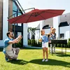 Parasol Izrielar 3,5 m rouge – Grand parasol de terrasse Voir les images du produit 12