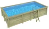 Piscina in legno AQUA 7 x 3.75 - H.1.45 m, azzurro chiaro, Anteprima dell’immagine prodotto 1
