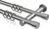 Interdeco Gardinenstange / Vorhangstange Edelstahl-Optik / Produktbild-Vorschau 1