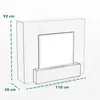 Garlivo Elektrokamin 'MILANO Weiss/ Eiche ' | LED Produktbild-Vorschau 6