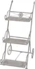A three-tiered plant stand with wheels, designed to resemble a vintage cart. Produktbild-Vorschau