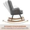 Yaheetech 1x Schaukelstuhl mit Klappbarer Rückenlehne, Produktbild-Vorschau 5