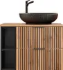 Waschtisch 80.6cm Gaia mit 2 Schubladen, Eichenoptik und Produktbild-Vorschau 1