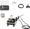 SucceBuy airbrush set 1/6 hp se vzduchovým kompresorem a Náhled obrázku produktu 1