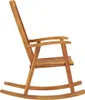A side view of a wooden rocking chair. Produktbild-Vorschau