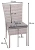 2er-Set Poly-Rattan Stuhl MCW-G19, Balkonstuhl Gartenstuhl, Produktbild-Vorschau 7