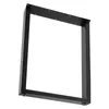 A black metal table leg frame is shown against a white background. Podgląd zdjęcia produktu