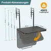 Faziango Balkonhängetisch ,Gartentisch klappbar, Hängetisch Produktbild-Vorschau 2