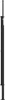 A black retractable side awning is shown against a white background. Voir les images du produit