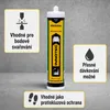 Lepidlo tmel černé, černý tmel, 290 ml, tmel se špičkou Náhled obrázku produktu 5