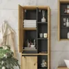Badschrank Vicco Viola Artisan-Eiche 50 x 170 cm, Model Produktbild-Vorschau 5