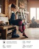 Damen Skisocken Merino mit Polsterung 2 Paar Thermo Winter Produktbild-Vorschau 4