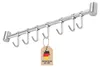 Intirilife Edelstahl Küche Hängeleiste mit 7 Haken - Küchen Produktbild-Vorschau 1