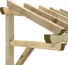 Close-up view of wooden beams forming part of a structure, likely a roof or canopy. Náhled obrázku produktu