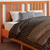 Design Kopfteil Wachsbraun 140 cm Massivholz Kiefer, Produktbild-Vorschau 1