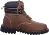 A single brown leather boot is shown against a white background. Anteprima dell’immagine prodotto
