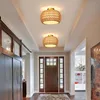 Lampada da soffitto in rattan intrecciato a mano stile Anteprima dell’immagine prodotto 5