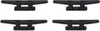 4x Festmacher-Klampe Kunststoff Länge 180 mm Schwarz Produktbild-Vorschau 1