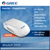 GREE 3600W GoCool Plus Doppelrotor Inverter Dachklimaanlage Produktbild-Vorschau 1