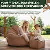 Dreamroots Bean Bag, Puf 90x90x100 cm, pufa z wypełnieniem, Podgląd zdjęcia produktu 7
