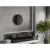 Mexen Loft lustro łazienkowe okragłe 50 cm, rama złota - Podgląd zdjęcia produktu 2
