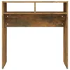 vidaXL Konsolentisch Räuchereiche 78x30x80 cm Holzwerkstoff Produktbild-Vorschau 4