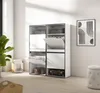 Schuhregal, Schuhschrank, 120x35x145 cm, Für Schlafzimmer, Produktbild-Vorschau 3