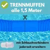 12 Meter Kalitec Poolschlauch 38mm, blau I Produktbild-Vorschau 4