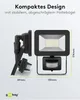 Goobay 53879, Czarny, IP44, Aluminium, Szkło, Metal, Podgląd zdjęcia produktu 9