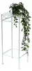 DanDiBo Blumenhocker Weiß Metall Eckig 60 cm Blumenständer Produktbild-Vorschau 8