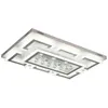 A rectangular ceiling light with a modern, geometric design and crystal accents. Produktbild-Vorschau